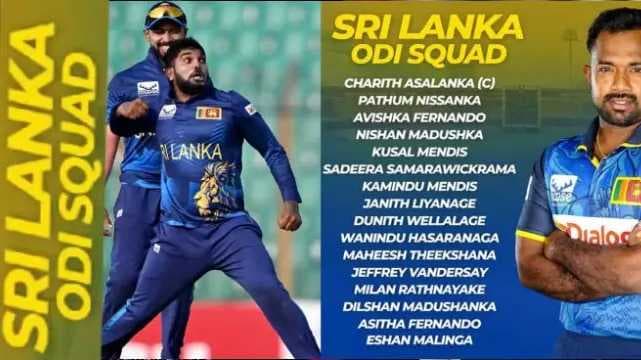 Sri Lankan team players list