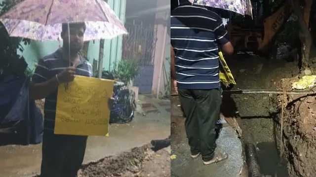 sewage was mixed with drinking water