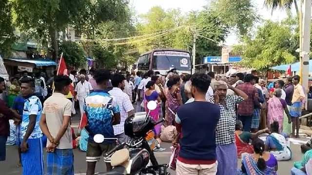 Fisherman protest