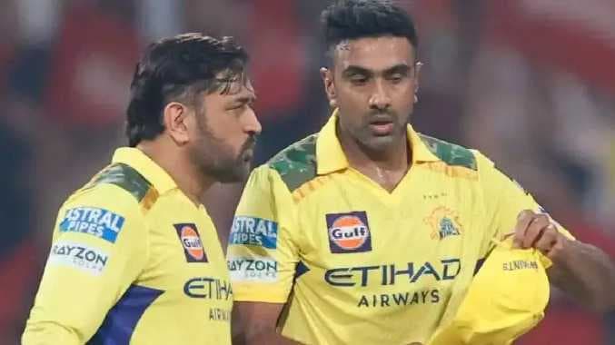 Ashwin out CSK
