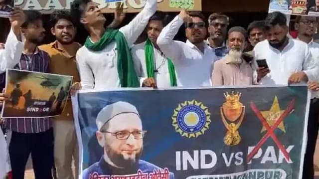 Ind vs Pak cricket protest