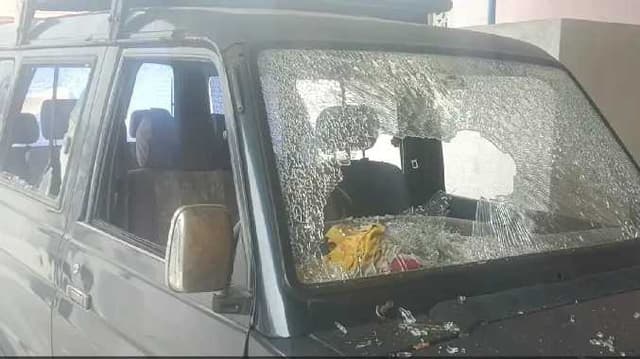 TPR Car glass broken