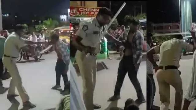 police attack