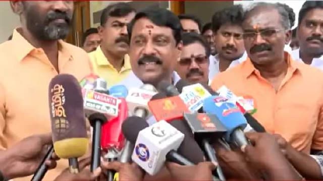 BJP state president Nayanar Nagendran