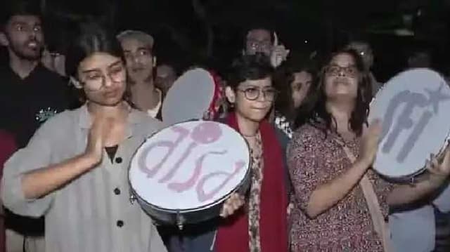 Delhi student protest