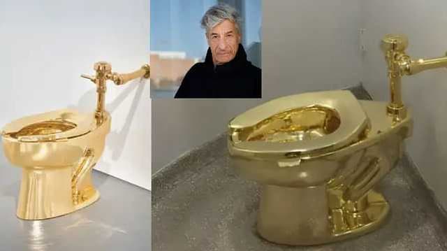gold toilet
