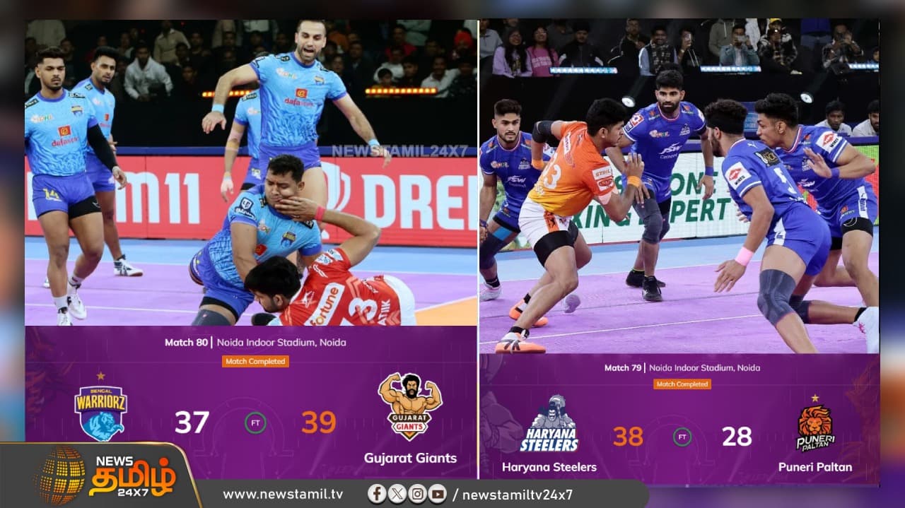 குஜராத் அணிகள் வெற்றி