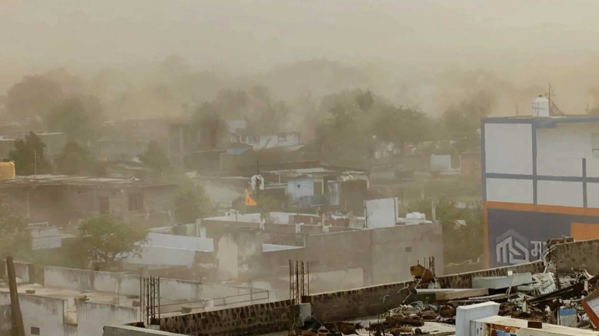 இஸ்ரேலில் வீசிய புழுதி புயல்