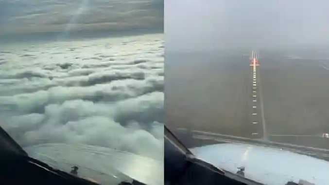 middle of the clouds