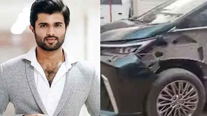 Vijay devarkonda car accident
